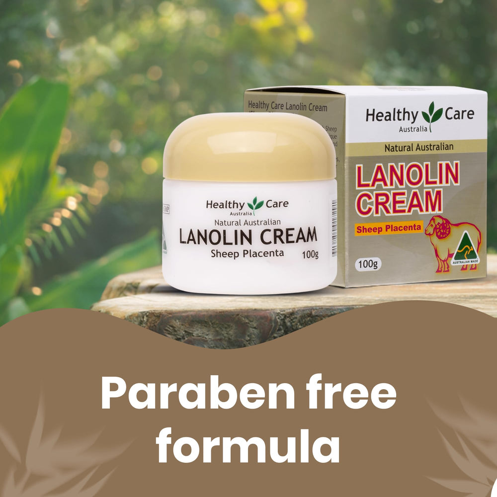 Lanoline Cream with Sheep Placenta 100gm by Healthy Care Australia