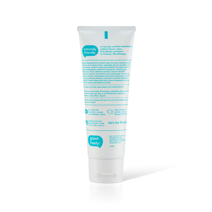 Natural Peppermint, 1 Pack: Hello Oral Care Fluoride Fr