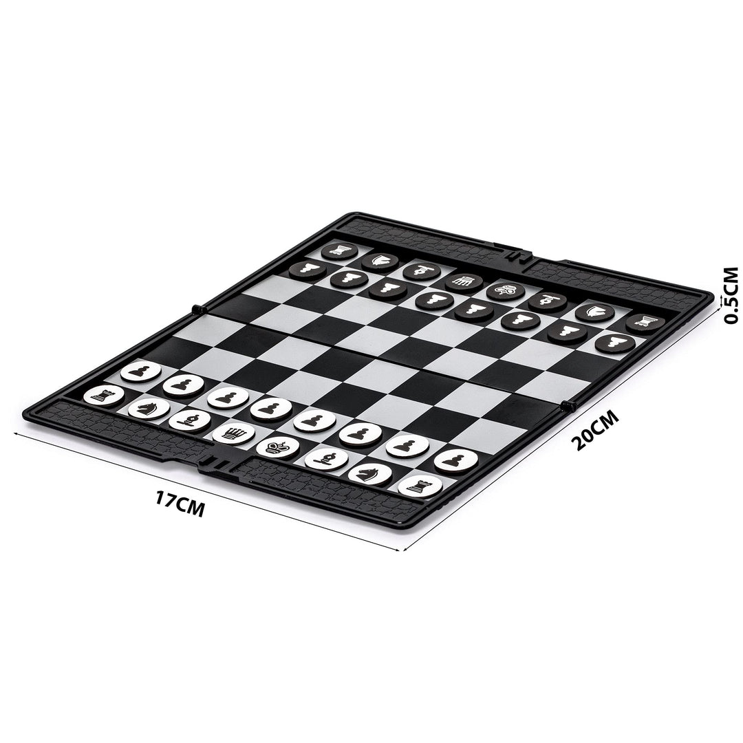 Travel Magnetic Chess Wallet Set - 7-7/8