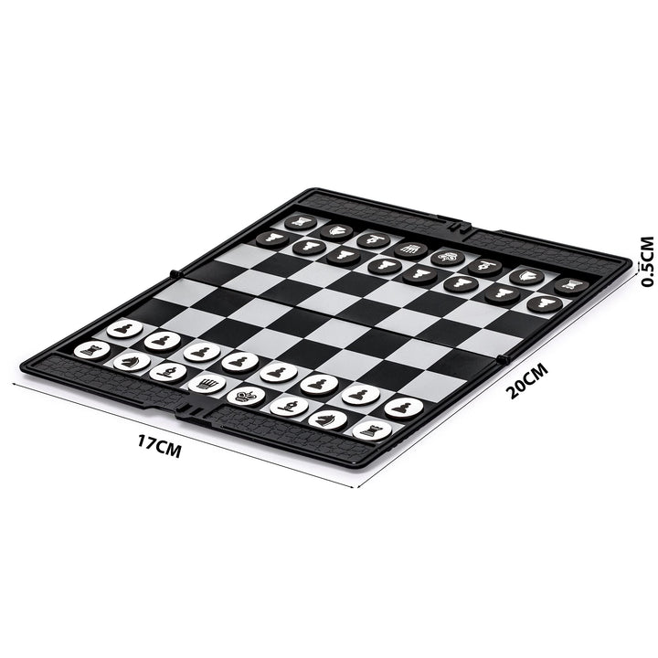 Travel Magnetic Chess Wallet Set - 7-7/8