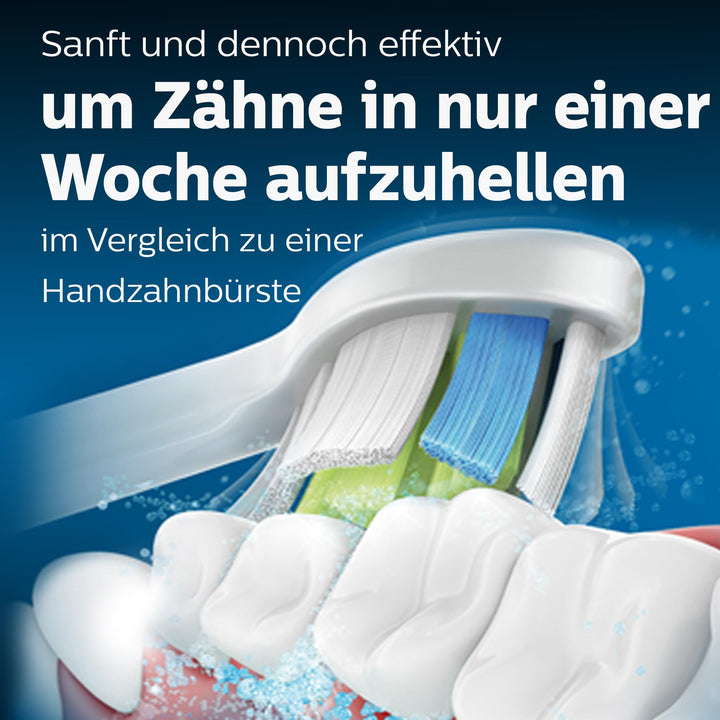 Original W2 Optimal White Standard Sonic Toothbrush Heads - 4 Pack in White (Model HX6064/10)