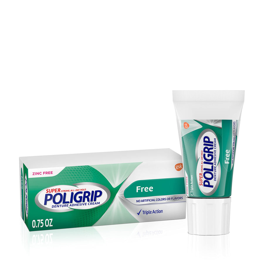 Super Poligrip Free Travel Size, .75-Ounce Packages (Pa