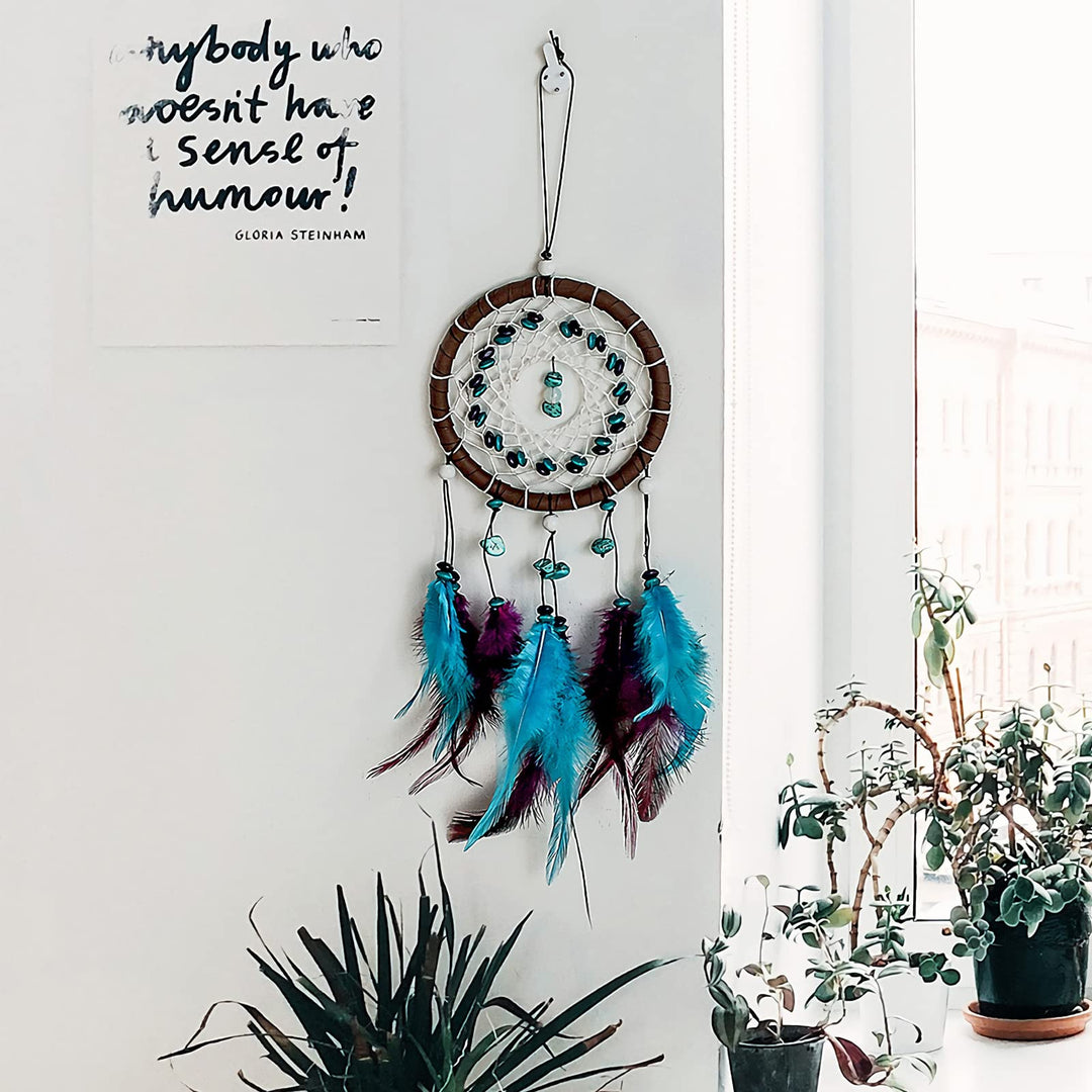AWAYTR Dream Catcher Wall Decor - Feather Dream Catcher