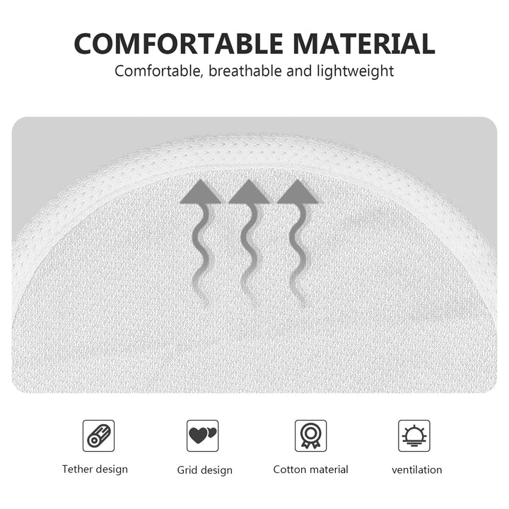 EXCEART 2pcs Neck Stoma Cover Neck Trach Shield Dust- Proof Breathable Neck Trach Cover Wound Dressing Protector Guard for Laryngectomy Home Travel (White)