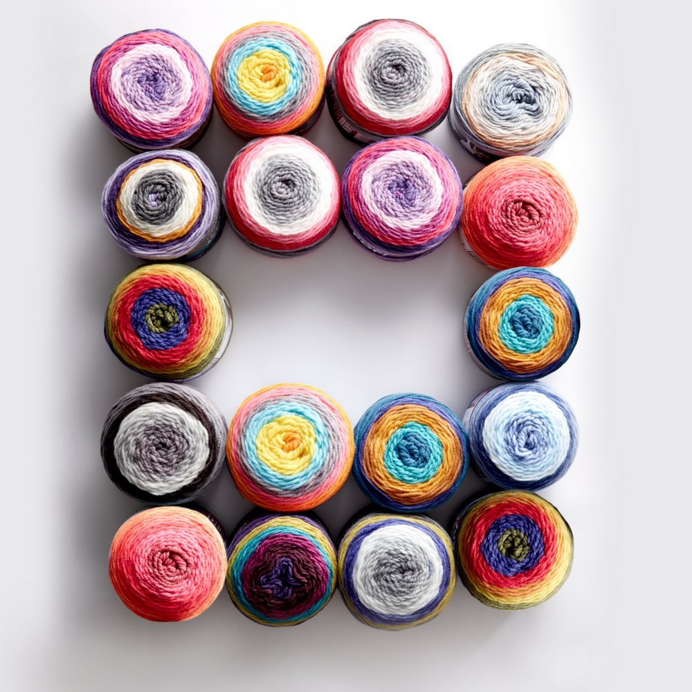 POP!, 5oz, Guage 4 Medium, 100% Acrylic, Paisley Pop