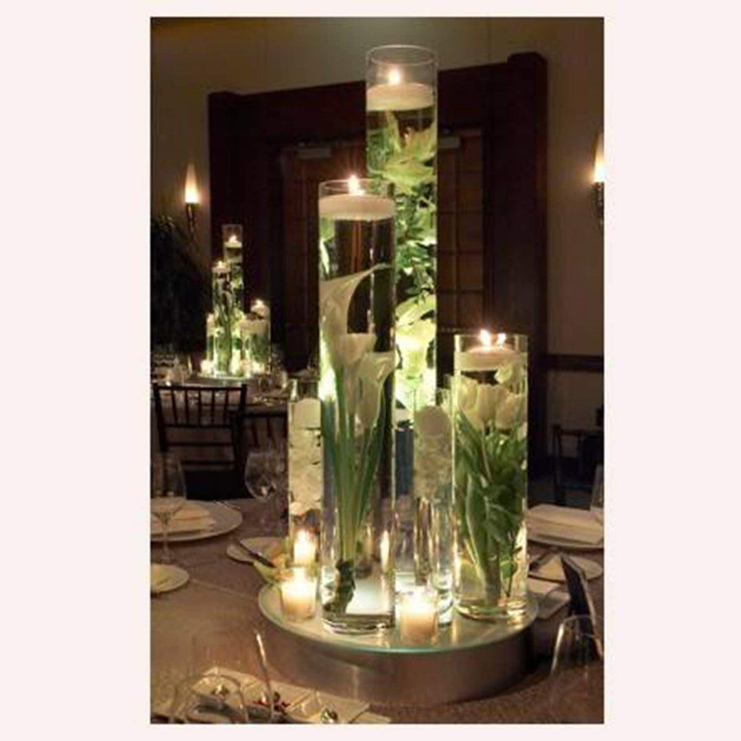 WGV Cylinder Vase, Diameter 5, Height 18, Clear Glass F
