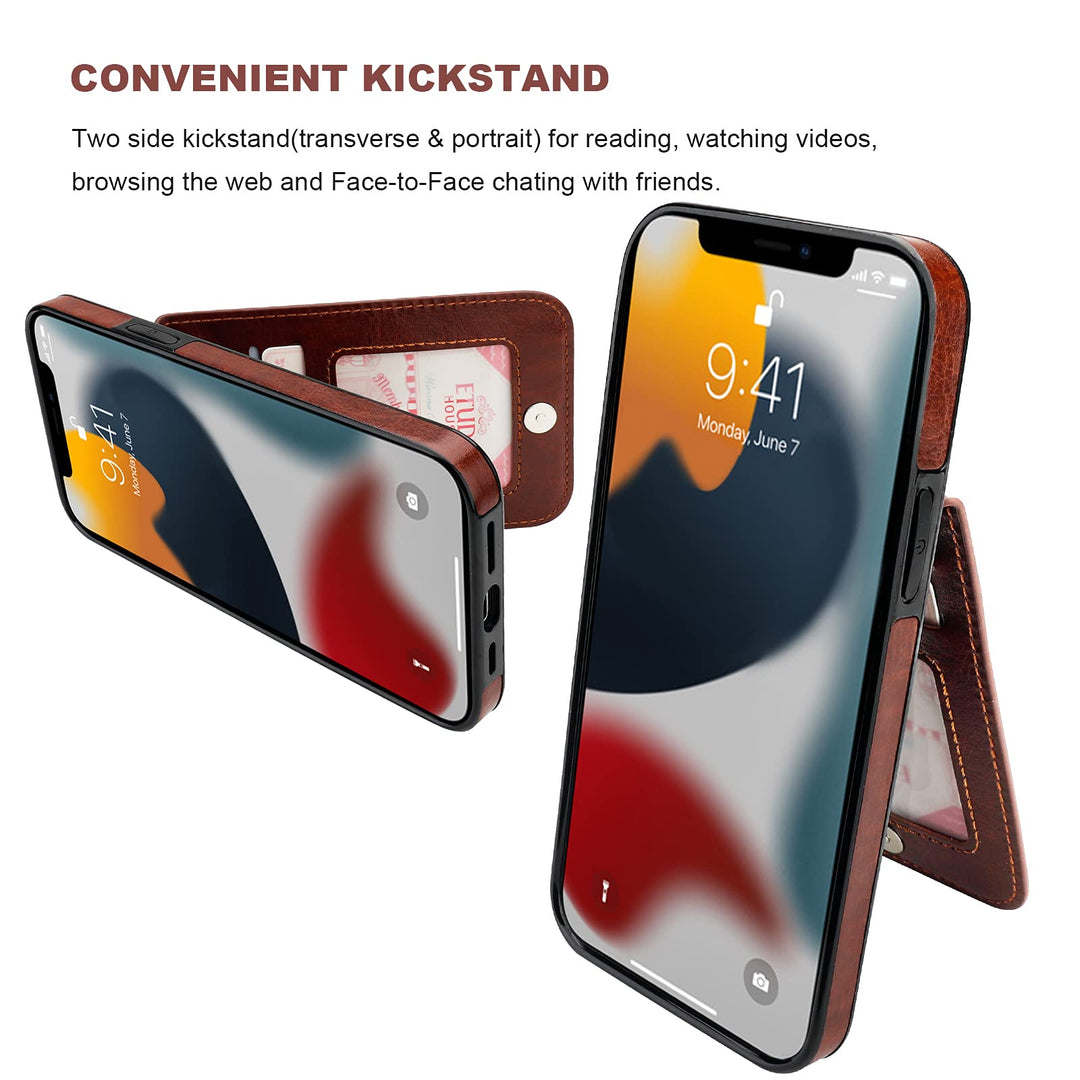 KIHUWEY Compatible with iPhone 13 Pro Max Case Wallet w