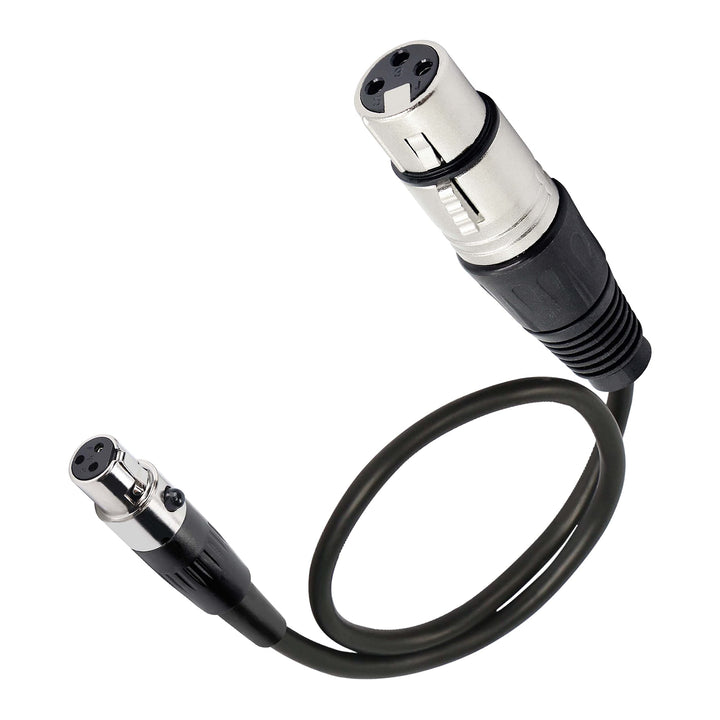XMSJSIY Mini XLR Male to XLR Male Audio Cable Adapter, 