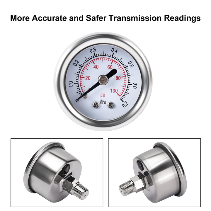 Fuel Pressure Regulator 6AN EFI Bypass Return Adjustable (30-70PSI)