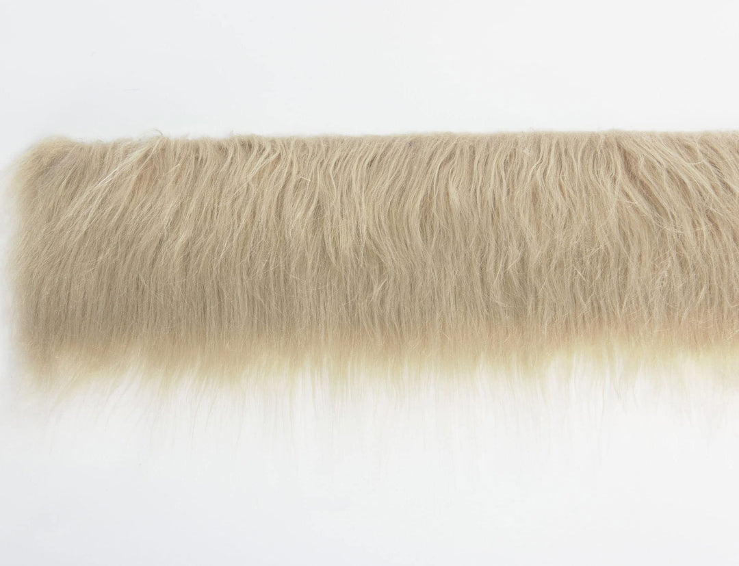Shaggy Plush Faux Fur Fabric Precut Strips Fluffy Fuzzy