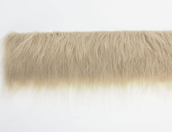 Shaggy Plush Faux Fur Fabric Precut Strips Fluffy Fuzzy