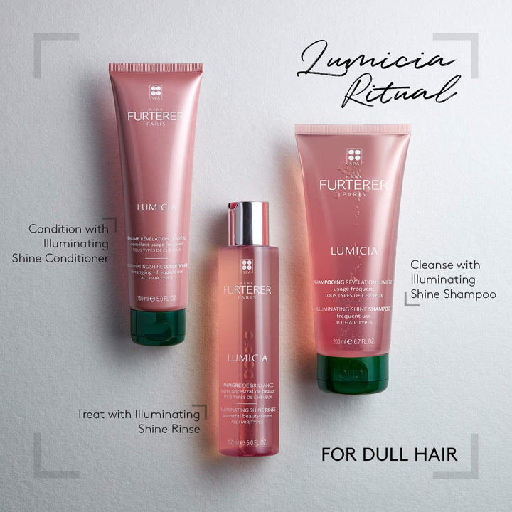 Rene Furterer LUMICIA Illuminating Shine Conditioner, Radiance Boosting, Dull Hair, Sulfate Free, Travel Size, 1 oz.