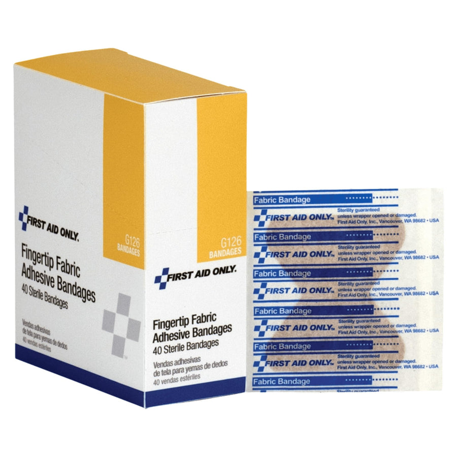 First Aid Only 1-3/4 X 2 Fingertip Fabric Bandage, 40 C