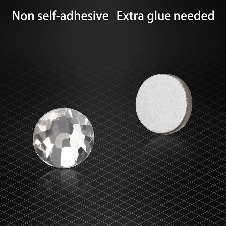 nail art Rhinestones 5000pcs+2000pcs+1728pcs+120pcs Multi Shapes Glass Crystal AB Rhinestones for nail gems with tools and nail rhinestone glue nail decoration and accessories kit.