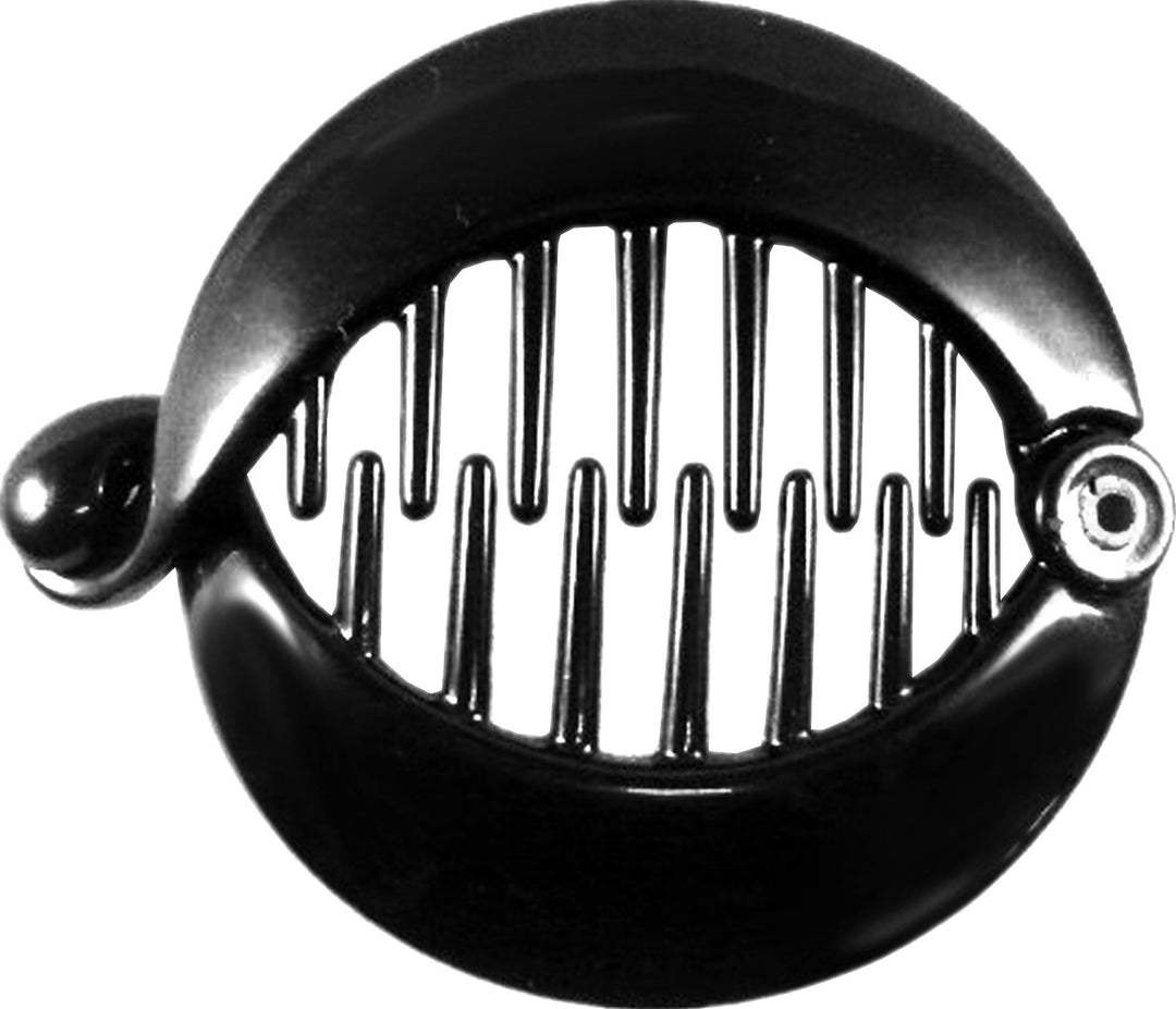 2.5 Effortless Beauty Assorted Side Combs Hair Clip Comb Pin Round Banana Clips,4-count