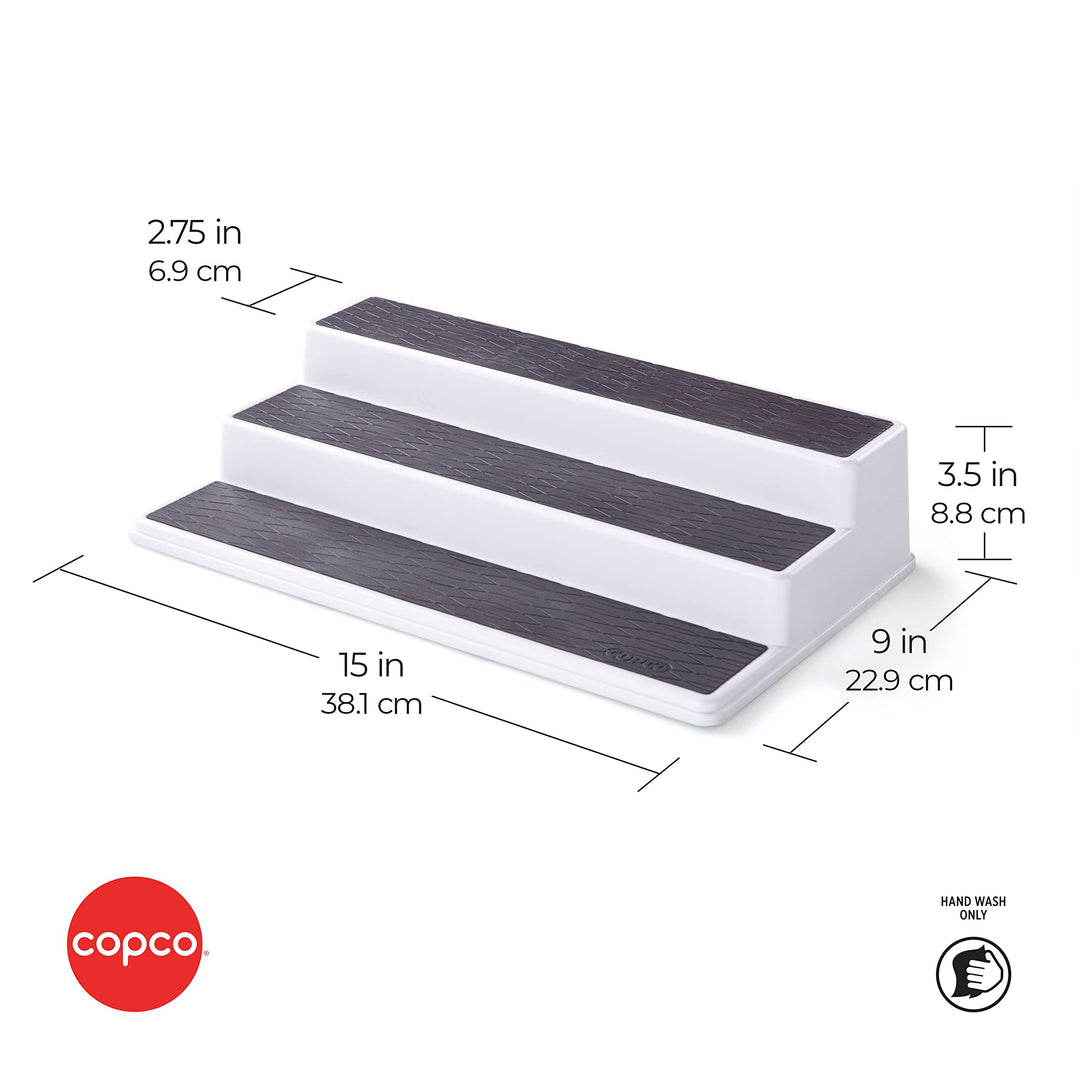 Copco 2555-0188 Non-Skid 3-Tier Spice Pantry Kitchen Ca