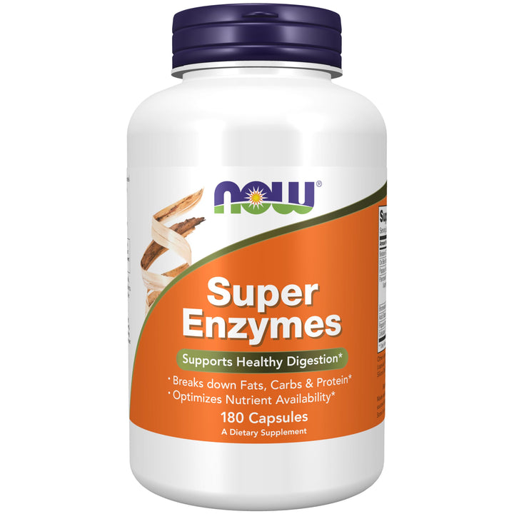 Supplements, Super Enzymes, Formulated with Bromelain, Ox Bile, Pancreatin and Papain,180 Capsules