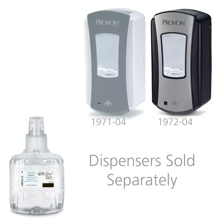 PROVON 1941-02 Clear and Mild Foam Handwash, 1200 mL LTX-12 Refill (Pack of 2)