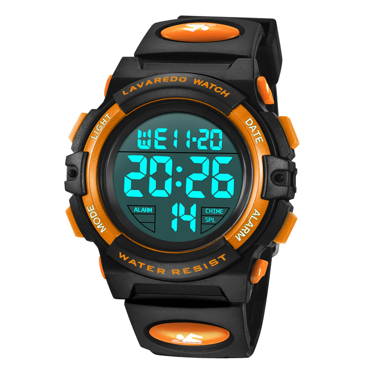 Kids Watch,Boys Watch for 3-12 Year Old Boys,Digital Sport Outdoor Multifunctional Chronograph LED 50 M Waterproof Alarm Calendar Analog Watch for Children with Silicone Band