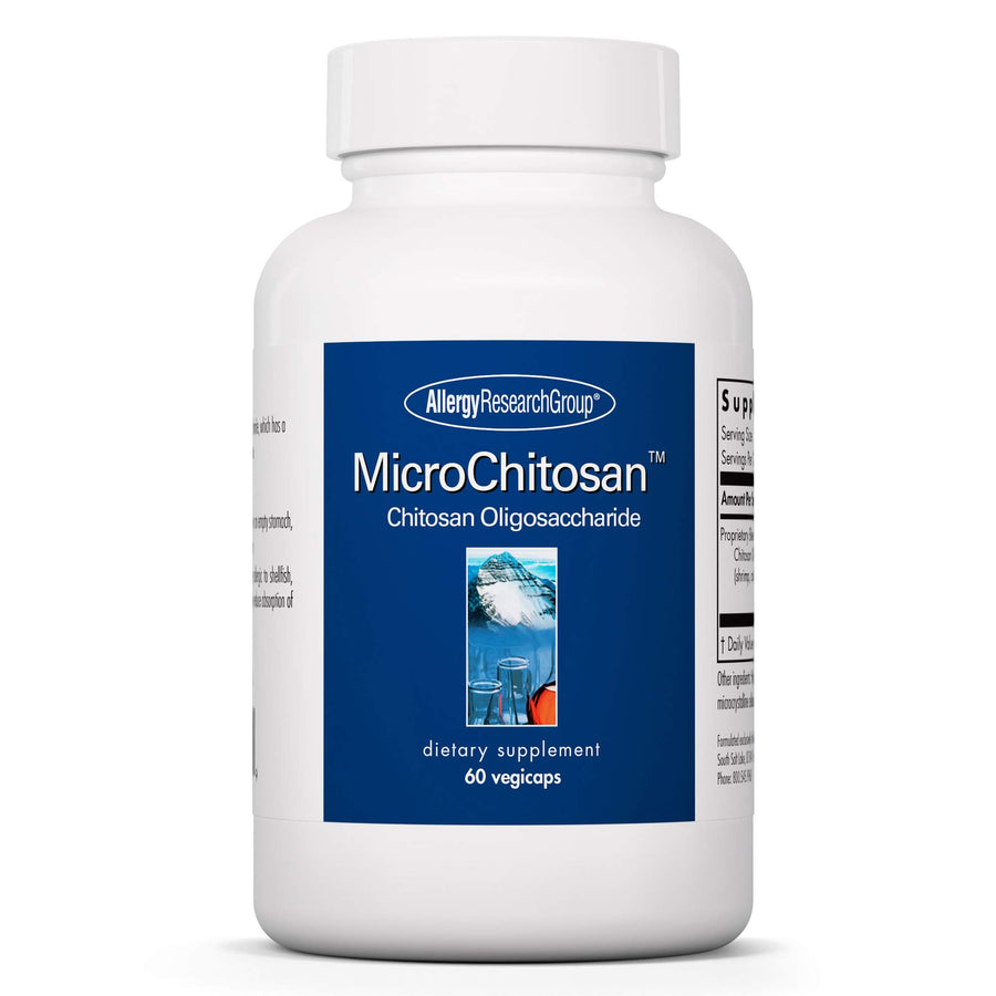MicroChitosan Supplement - Chitosan, Chitosan Oligosaccharide, Cleansing Support Binder, Enhanced Detoxification, 1800mg Vegetarian Pills - 60 Count