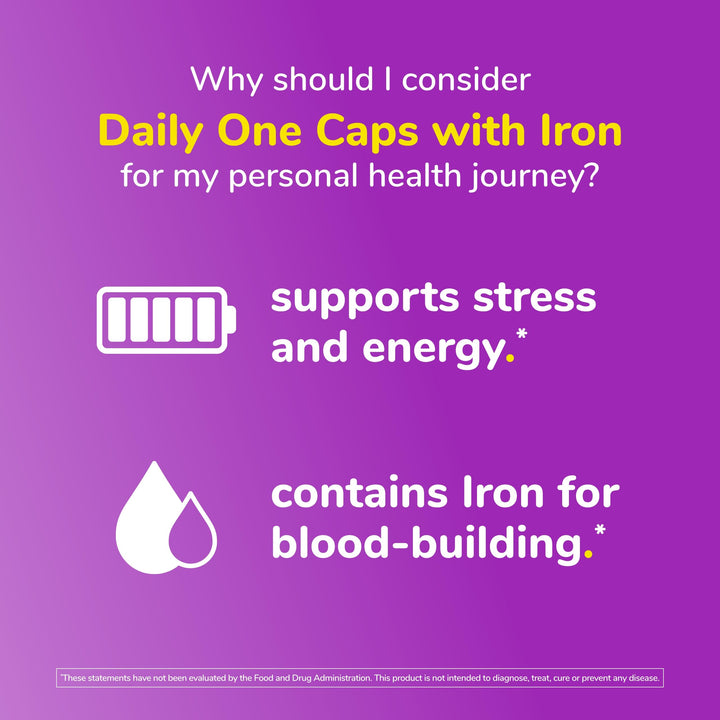 Twinlab Daily One Caps with Iron - Nutritional Suppleme