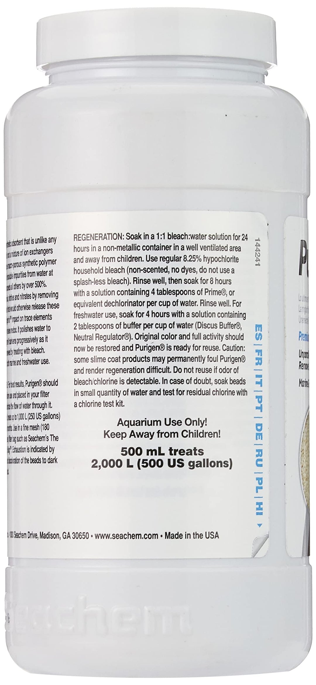 Purigen Organic Filtration Resin - Fresh and Saltwater 500 ml (116016308)
