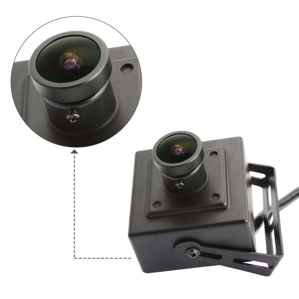 170 Degree megapixel fisheye Lens 5.0 megapixel USB Camera with aptina cmos Sensor and Aluminum Mini case