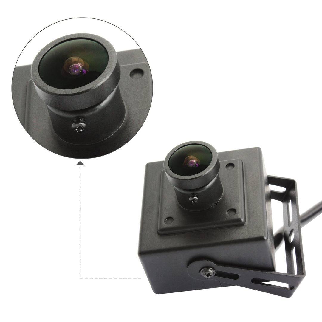 170 Degree megapixel fisheye Lens 5.0 megapixel USB Camera with aptina cmos Sensor and Aluminum Mini case
