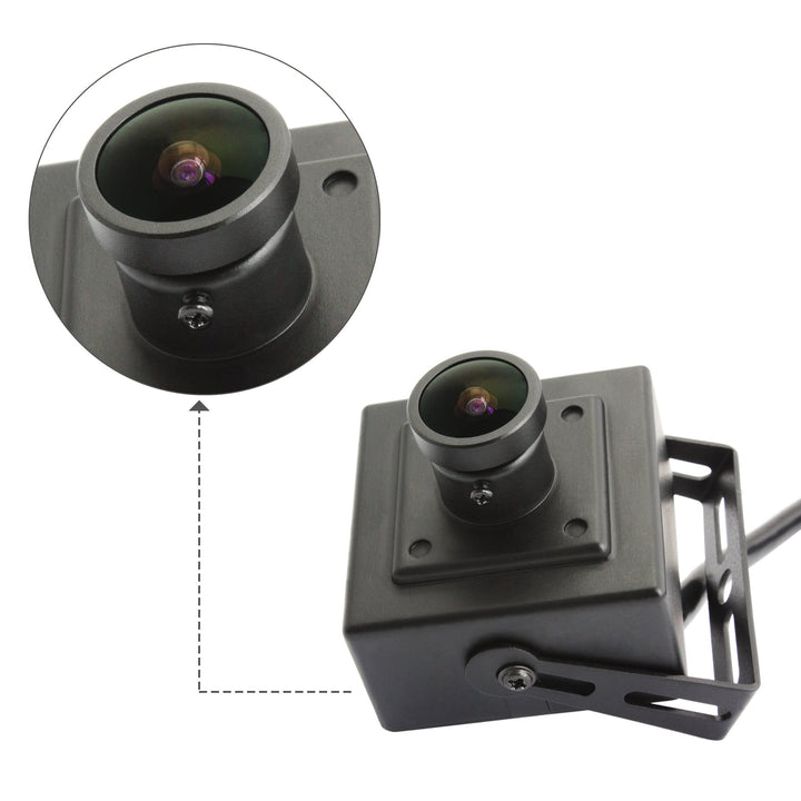 170 Degree megapixel fisheye Lens 5.0 megapixel USB Camera with aptina cmos Sensor and Aluminum Mini case