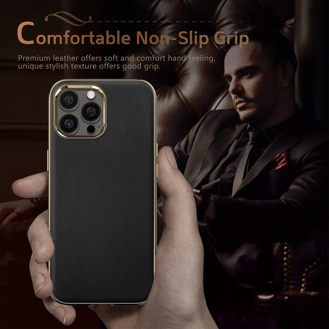 LOHASIC Designed for iPhone 13 Pro Max Leather Case, Pr