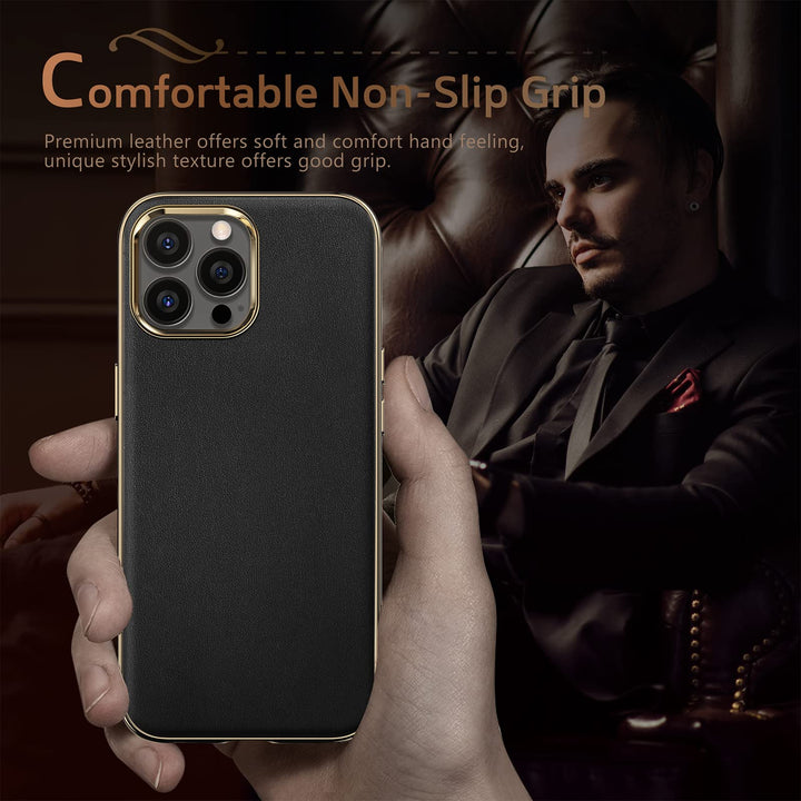 LOHASIC Designed for iPhone 13 Pro Max Leather Case, Pr