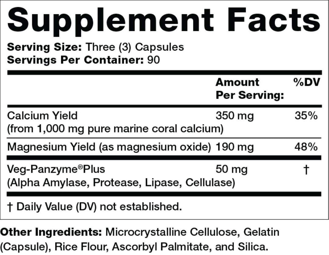 Coral Calcium, 1g Per Serving, 1000 mg, 270 Capsules