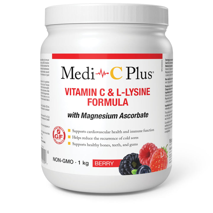 Medi C Plus Lysine Berry Flavour (1KG) medi-c Plus Brand: