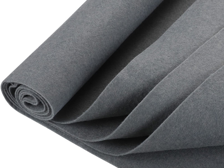 Picheng Solid Color 36x54(91cm x 137cm) Soft Felt Fabric Sheets 1.4mm Thick, 1 Yard Soft Nonwoven Fabric Sheets Suitable for Sewing and Handmade DIY Craft Projects (Grey)