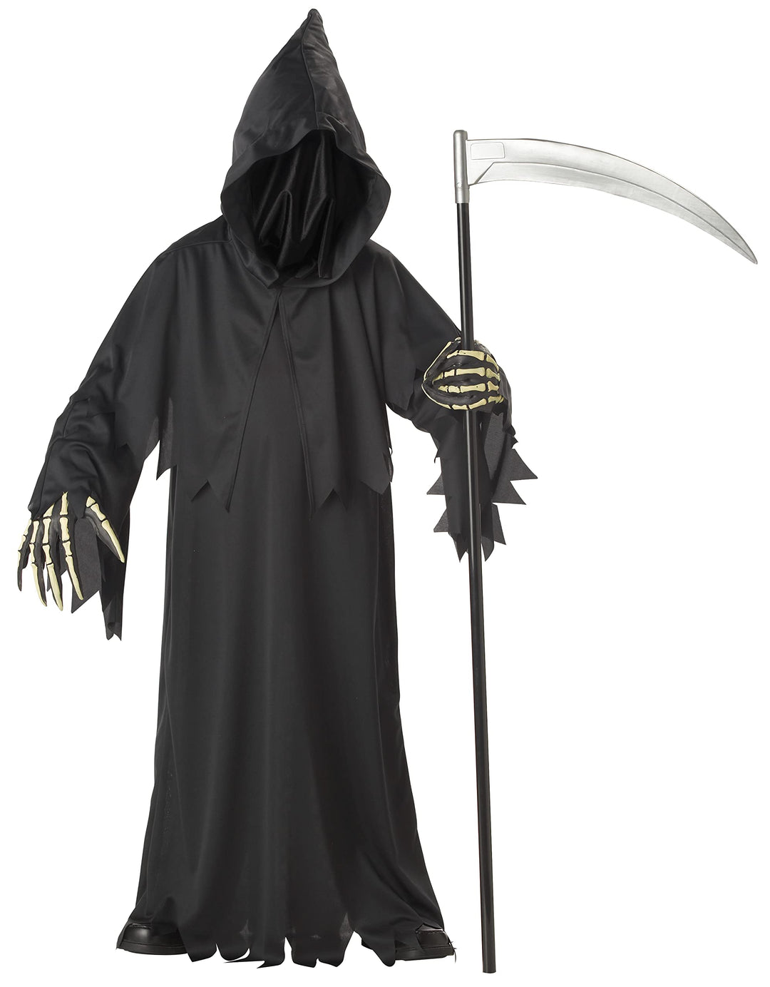 Boys Grim Reaper Deluxe Child Costume, Black, Large