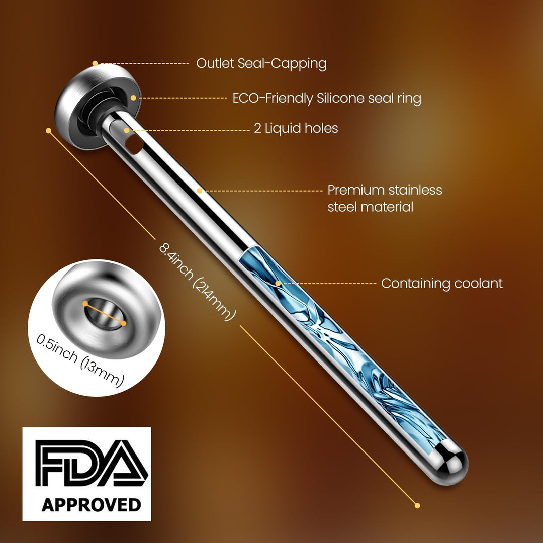 Beer Gifts for Men Dad, Kollea 2 x Beer Chiller Sticks 