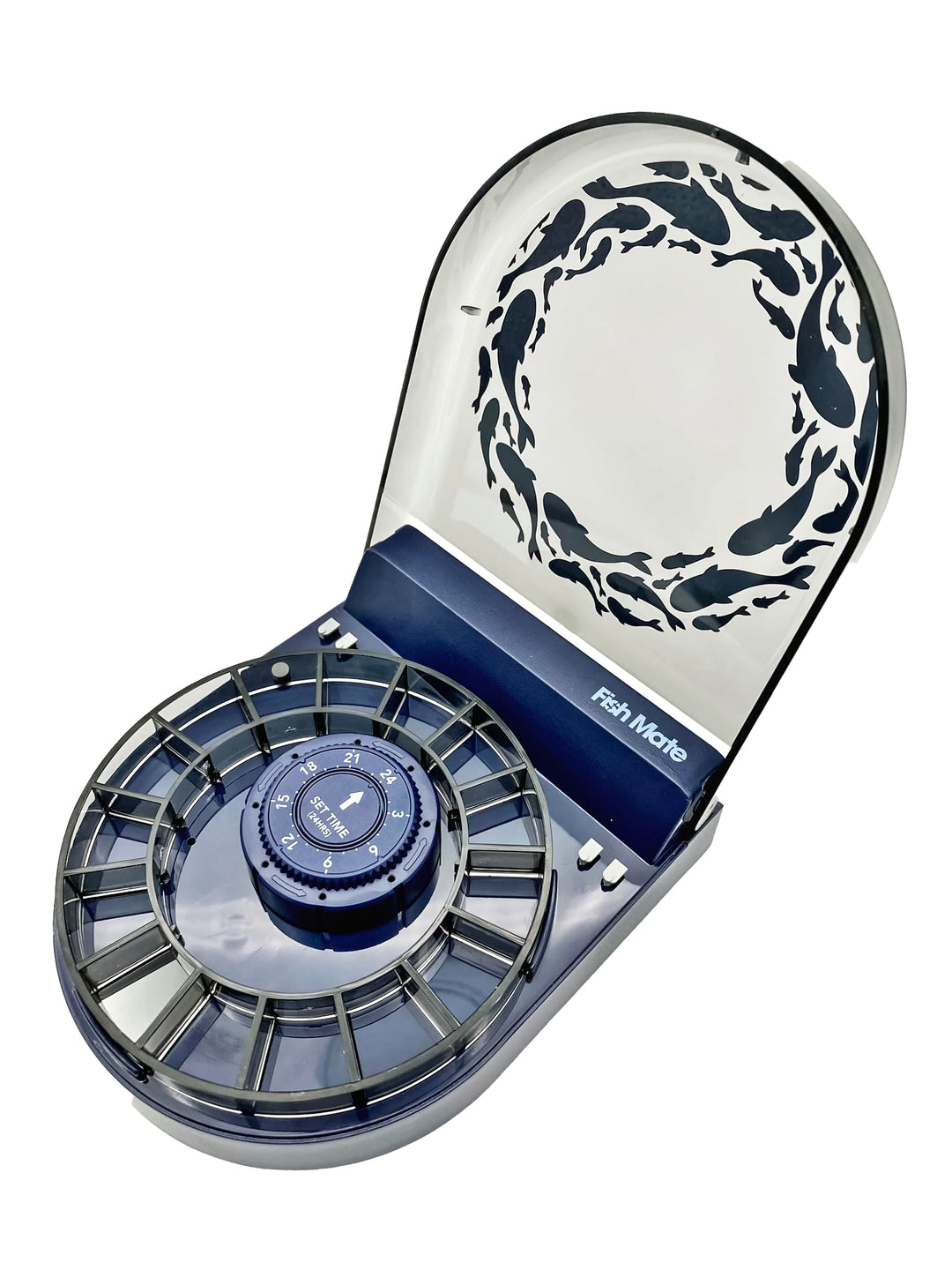 F14 Automatic Fish Feeder for Aquarium - Vacation or Daily Use with Included Clamps - Serves up to 14 Meals