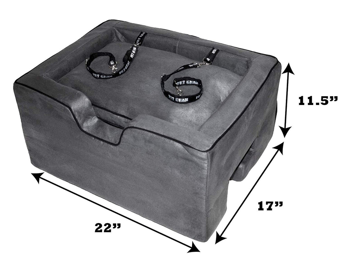 Lookout Booster Car Seat, Removable Comfort Pillow, Safety Tether Included, Installs in Seconds, No Tools Required, 4 Colors