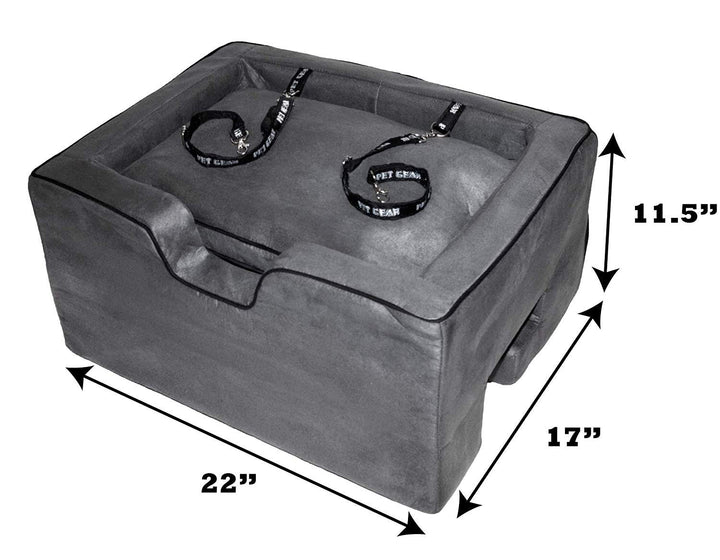 Lookout Booster Car Seat, Removable Comfort Pillow, Safety Tether Included, Installs in Seconds, No Tools Required, 4 Colors