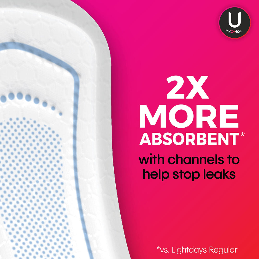 U by Kotex U by Kotex Curves* Regular Pantiliners, Unsc
