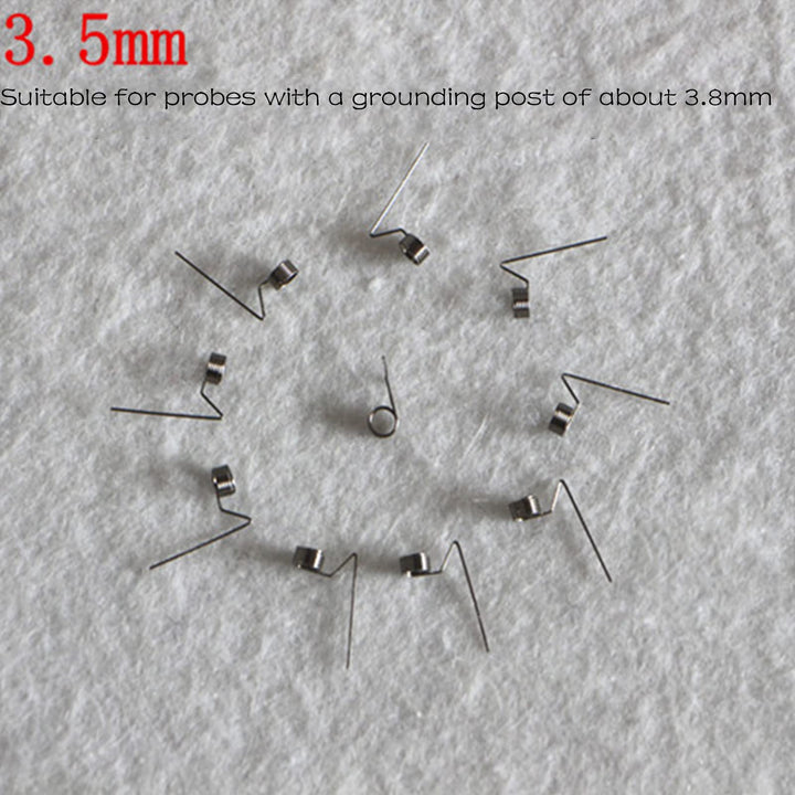 5pcs 3.5mm/4.3mm/4.5mm Ground Spring Oscilloscope Probe Torsion Spring for Tektronix Oscilloscope Probe Spare Parts