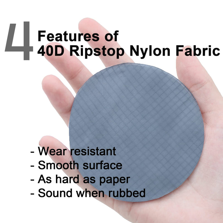 9KM DWLIFE Fabric, Dark Purple Waterproof Ripstop Nylon