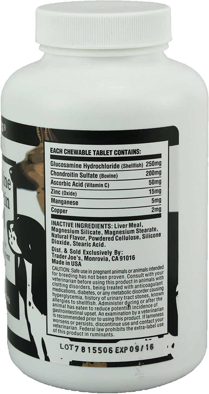 Trader Joe&#39;s Glucosamine Chondroitin for Dogs