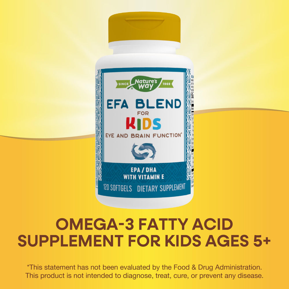 Nature's Way EFA Blend for Kids with vitamin E, Sup