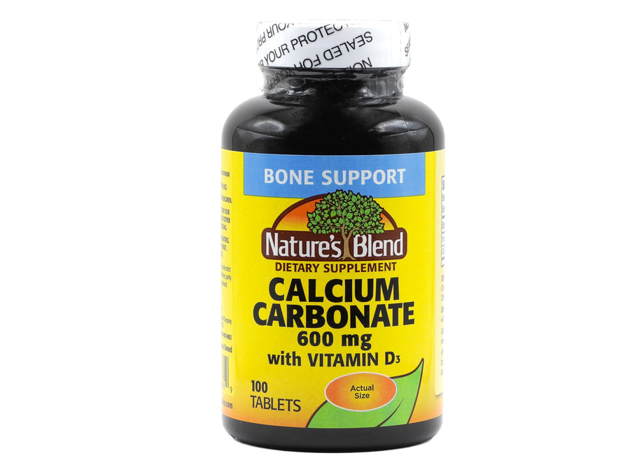 Nature's Blend Calcium Carbonate 600 mg with D3 400