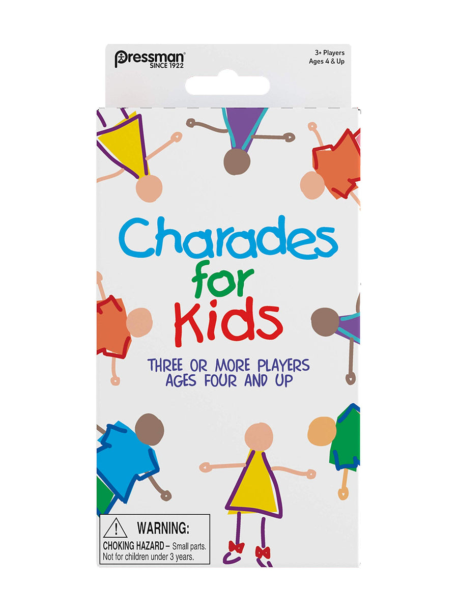 Charades for Kids Peggable - No Reading Required Family Game Multicolor ,5