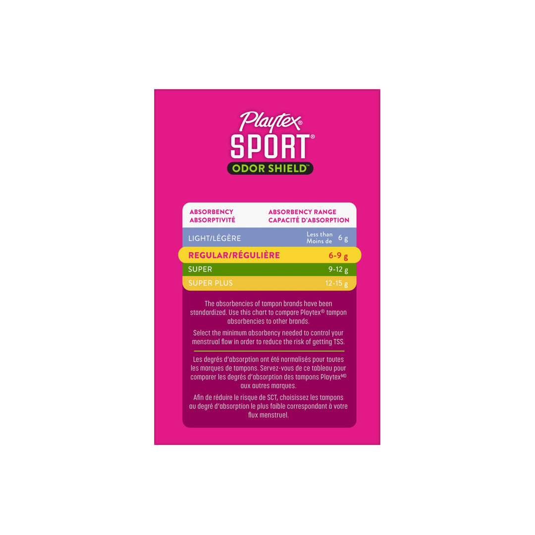 Playtex Sport Fresh Balance Tampons with Odor Shield Te