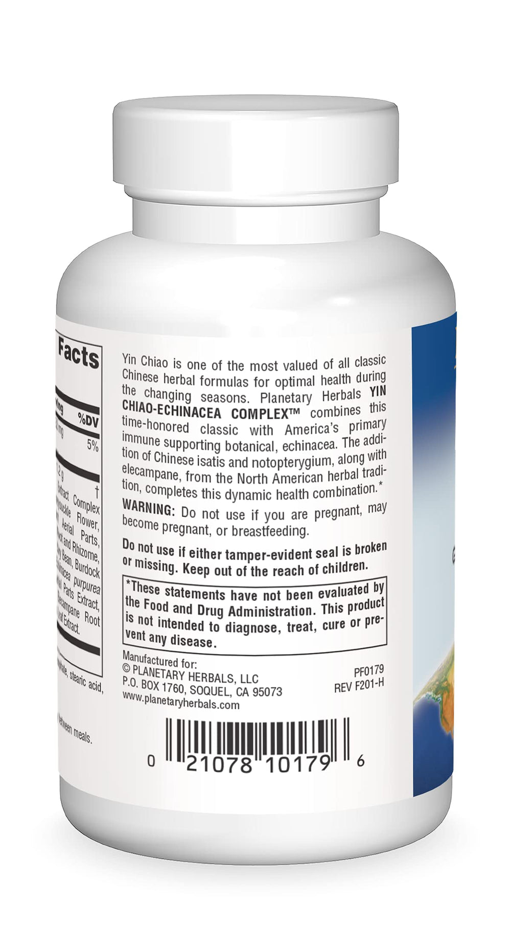 Yin Chiao-Echinacea Complex Planetary Herbals 60 Tabs