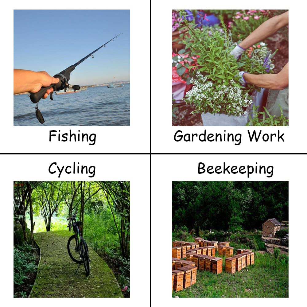 2PCS Mosquito Head Net Veil Mesh hat/Insect Fish Netting hat/Beekeeper hat with Veil/Beekeeping Protection hat/Bug Face Shield/Soft Durable Fly Screen