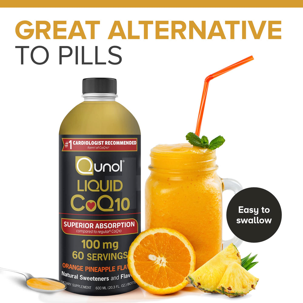 Qunol Liquid CoQ10 100mg, Superior Absorption Natural S